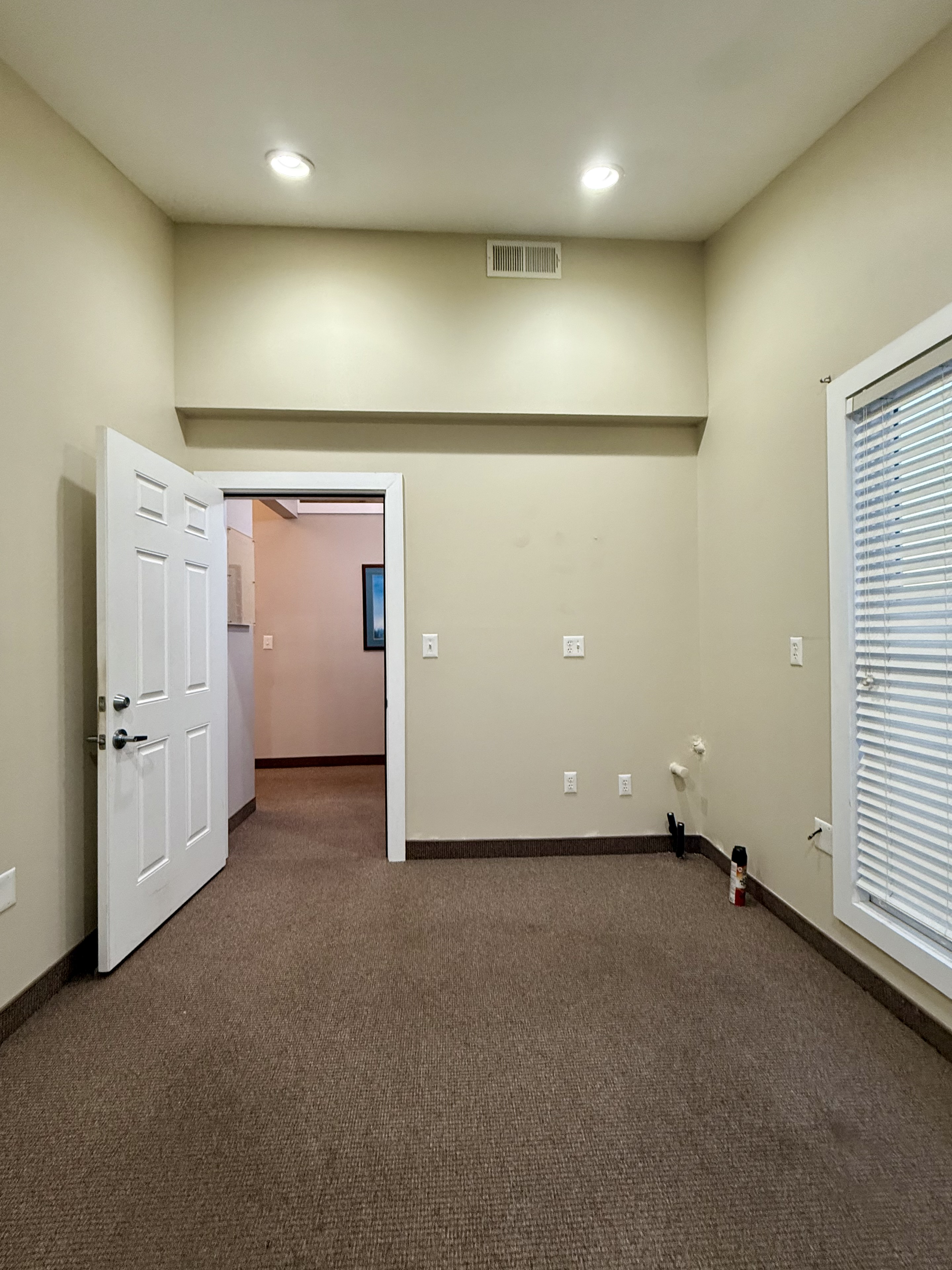 Suite 101 — private office interior detail